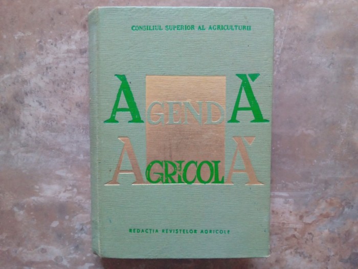 Agenda Agricolă, 1968
