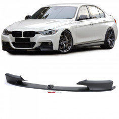 Prelungire lip bara fata BMW F30 / F31 din 2011- model M-Performance negru mat foto