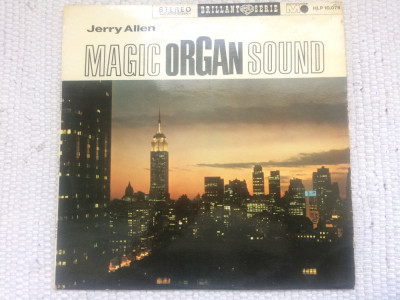 Jerry Allen Magic Organ Sound disc vinyl lp muzica jazz metronome germany VG+ foto