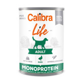 Calibra Life Mono Protein, Rață cu Orez, Conservă hrană umedă mono proteică fără cereale c&acirc;ini, (pate), 400g