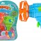 Pistol baloane de sapun, recipient lichid inclus, 150ml, plastic, verde