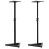 vidaXL Standuri Boxe Studio, 2 buc, Negru, Oțel, 93-160cm, 15kg - Stative Monitoare Studio Reglabile