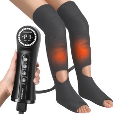 Aparat de masaj pentru picioare cu presopunctura si incalzire tip cizme, Linomag&reg;, Drenaj limfatic, Masaj terapeutic, Masaj refacere musculara, Masaj