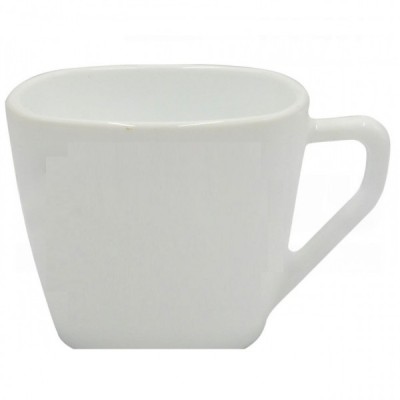 Set 6 Cesti Patrate Opal Alb 220ml DNC63237 foto