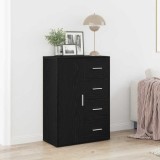 VidaXL Dulap, stejar negru, 60x31x84 cm, lemn prelucrat