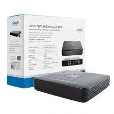 Aproape nou: DVR / NVR PNI House H804 - 8 canale IP full HD 1080P sau 4 canale anal foto