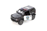 Macheta 1/36 2022 Ford Bronco Police, black/white Kinsmart