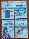 NEW-ZEELANDA-''MUZICA'' SET 4V.-stampilate-Vezi-Scan