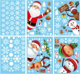 Set de 6 coli cu autocolante de Craciun ZHUYAO, PVC, multicolor, 25 x 35 cm, 182 bucati