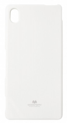 Husa silicon Mercury Jelly alba pentru Sony Xperia M4 Aqua foto