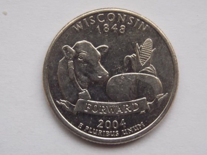 QUARTER DOLLAR USA 2004 - WISCONSIN