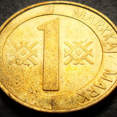 Moneda 1 MARKKA - FINLANDA, anul 1994 * cod 4279 A