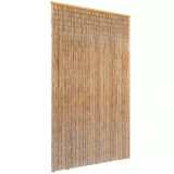 Perdea de usa pentru insecte, bambus, 120x220 cm, vidaXL