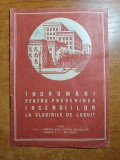 Brosura - indrumari pentru prevenirea incendiilor la cladirile de locuit 1959