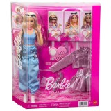 Papusa cu accesorii de moda, Barbie Deluxe Style Fashion, JNC61