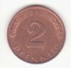 Germania (R.F.G.) 2 pfennigs 1991 G, Europa