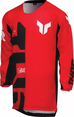 Tricou atv/cross copii Thor LaunchMode Forge, culoare rosu/negru, marime YXL Cod Produs: MX_NEW 29122559PE foto