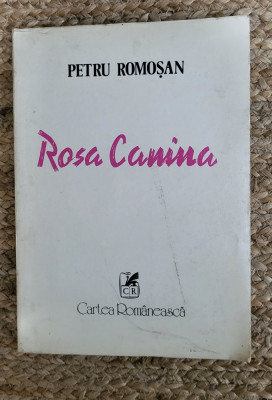 PETRU ROMOSAN-ROSA CANINA ,1982 ,DEDICATIE foto