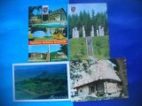 HOPCT LOT 2589 ASPECTE DIN...JUD-MARAMURES-4 CARTI POSTALE-NECIRCULATE, Necirculata, Printata