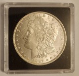 US $1 Morgan Silver Dollar 1887 UNC