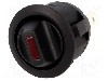 Intrerupator OFF-ON, 2 pozitii, SPST, SCI - R13-112LP-02-BBRR-0D-L-1