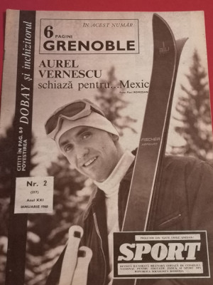 Revista SPORT nr. 2/ianuarie 1968 foto