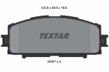 Set placute frana TEXTAR 2434701