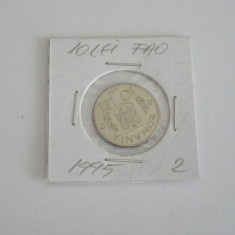 M1 C10 - Moneda foarte veche 113 - Romania - 10 lei 1995 FAO FIAT PANE - fara N