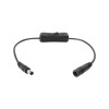 Cablu Alimentare 15cm cu Comutator, Mufe 2.1x5.5mm, 12V 3A, Home By Somogyi