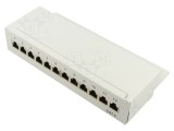 Patch Panel Goobay 12 Porturi Cat 6 RJ45 Gri Cod 69306