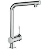 Baterie bucatarie Ideal Standard Ceralook Bluestart cu pipa extractibila, crom