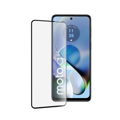 Folie sticla telefon compatibila motorola moto g54, full glue, 111d, black foto