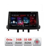 Navigatie Renault Megane 3 D-145 Octa Core cu Android Radio Bluetooth Internet GPS WIFI DSP 3+32 GB 4G KIT-145+ LENOVO LITE CarStore Technology