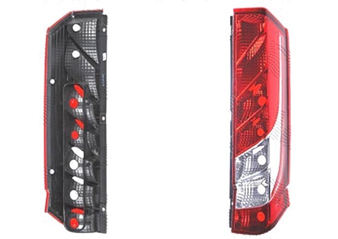 Stop spate lampa Iveco Daily, 07.2014- FURGON, partea Dreapta, tip bec P21W+PY21W+R5W; fara suport bec, BestAutoVest