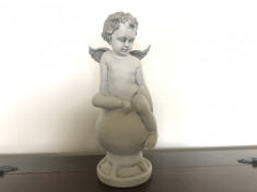 Ingeras cu aripi,statueta ceramica foto