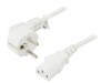 Cablu de Alimentare Alb 5m CEE 7/7 la IEC C13, Goobay