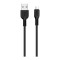 Cablu Date si Incarcare USB la MicroUSB HOCO X13 Easy, 1 m, Negru