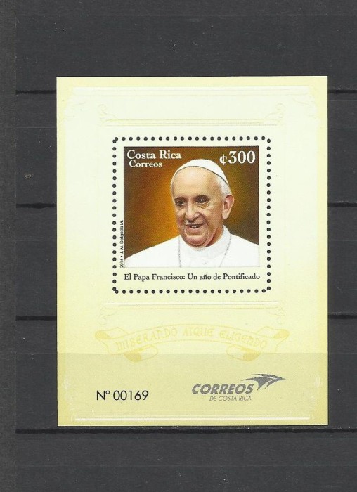COSTA RICA 2014 PAPA FRANCISC