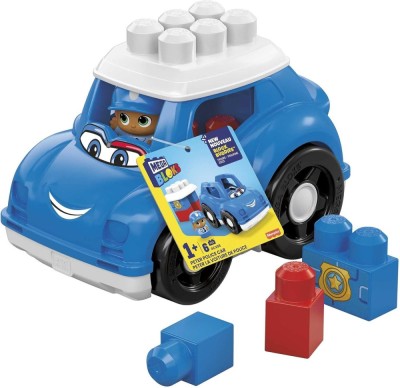 MEGA BLOKS FIRST BUILDERS VEHICUL PETER POLICE foto