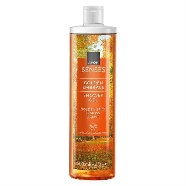 Gel de duș Senses Golden Embrace &ndash; &icirc;mbrățișarea aurie a toamnei &icirc;n fiecare baie