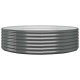 Cumpara ieftin Jardiniera de gradina antracit 140x140x36 cm otel galvanizat