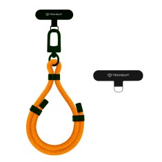 Snur pentru telefon Techsuit Rope Wrist Strap RWS1-03, oranj foto
