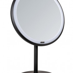 Oglinda cosmetica, Wenko, Onno, 20 x 34 x 13.5 cm, inox/plastic, negru/alb