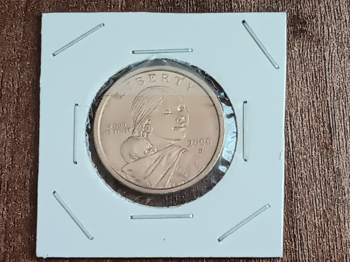 M3 C50 - Moneda foarte veche - 1 dollar - D - America USA - 2000