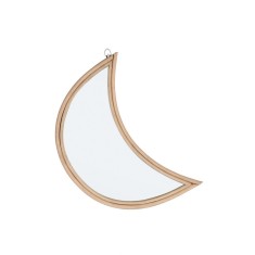 Oglinda perete ratan natur Mozambico Luna 26x1,5x38h