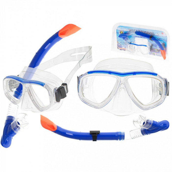 Set Masca + Snorkel pentru inot si scufundari, pentru adulti si adolescenti, dimensiune universala, reglabila