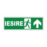 Indicator evacuare &bdquo;IESIRE&rdquo; cu săgeată &icirc;nainte