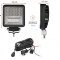 Set 2 proiectoare led bar Armax 126w 11 cm + kit cablaj releu si buton