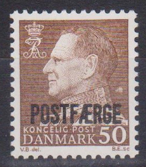 Danemarca 1967 ,Supratipar ,, Postf Aerge,,