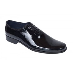 Oferta marimea 40 43 Pantofi barbati eleganti din piele naturala Negru LAC - LPMOD1SLAC